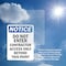 Signmission Do Not Enter Contractor Access OSHA Notice Sign, Plastic, 10in W x 14in L, 2PK OS-2PACK-NS-P-1014-V-11177 - alternate 5